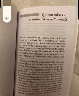 Contemplación de los misterios del Rosario