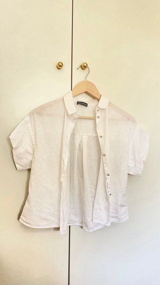 Camisa Emporio Armani manga corta blanca