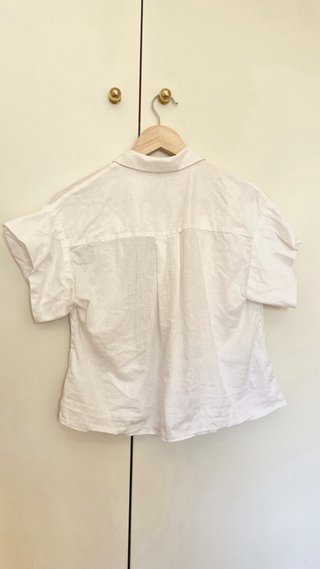 Camisa Emporio Armani manga corta blanca