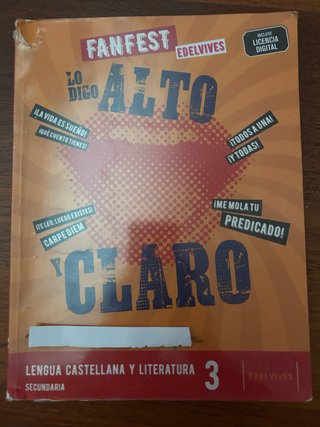 Lengua castellana y literatura 3 Secundaria