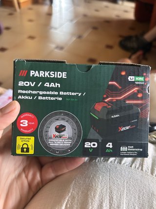 Batería Parkside 20V 4Ah Li-Ion