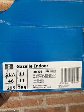 Zapatillas Adidas Gazelle Indoor Talla 46