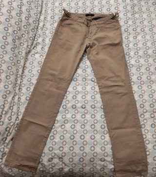 Pantaloni uomo Daniele Alessandrini beige IT 32