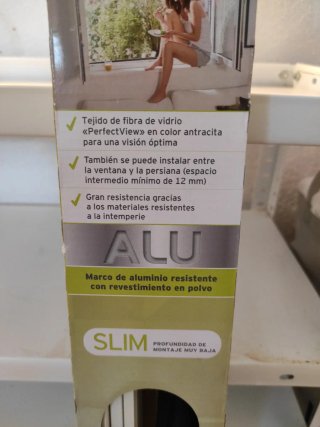 Mosquitera aluminio ventana 100x120cm