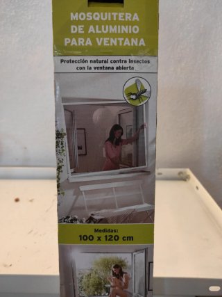 Mosquitera aluminio ventana 100x120cm