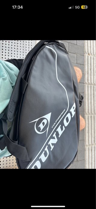 Paletero Dunlop Tour Intro LT Negro/Blanco