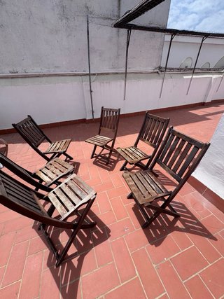 Sillas de madera plegables