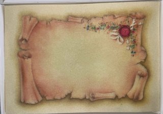 100 fogli carta pergamena 250x350mm