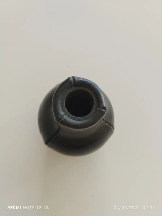 Pomo cambio piel VW Golf 3/4 original piel negra