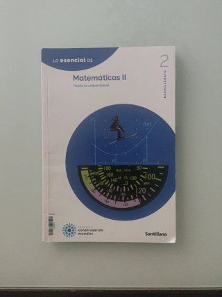 Matemáticas II, 2 Bachillerato, Santillana