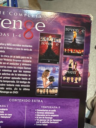 Pack DVD Serie Completa Revenge Temporadas 1-4