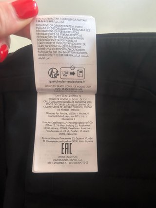 Pantaloni Moncler Uomo Neri