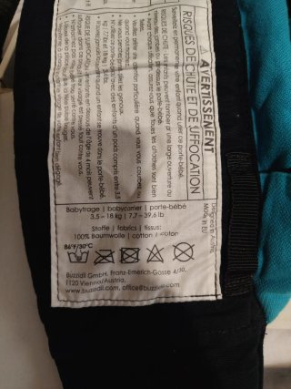 Mochila Portabebés Buzzidil Frontal y Espalda