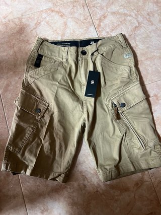 Pantalones cortos G-Star cargo beige talla 28