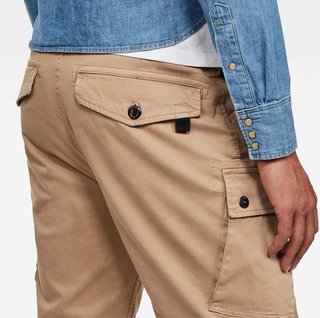 Pantalones cortos G-Star cargo beige talla 28