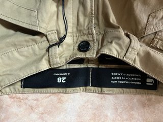 Pantalones cortos G-Star cargo beige talla 28