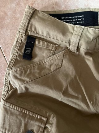 Pantalones cortos G-Star cargo beige talla 28