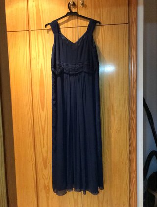 Vestido azul marino de fiesta