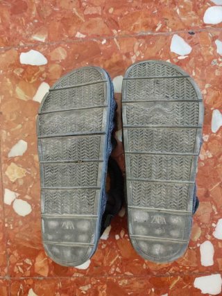 Sandalias negras de cuerda