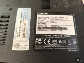Lote 4 UNIDADES de Toshiba NB500 Para Reparar