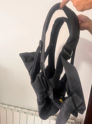 Portabebés BabyBjörn Malla Gris antracita
