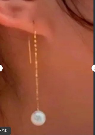 Pendientes Oro 18k Perlas Naturales