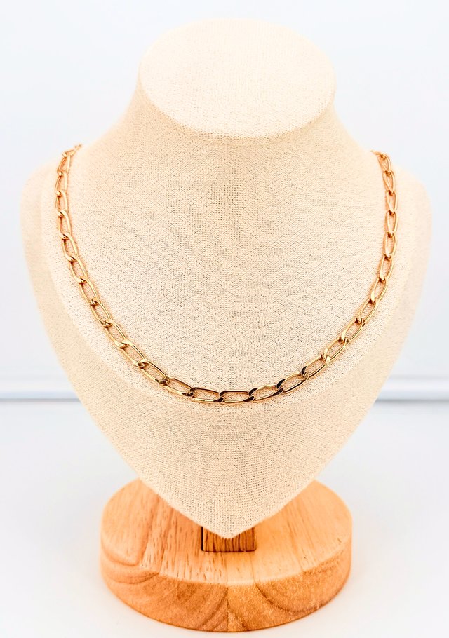 Cadena Bilbao de oro de 18k, 20.38 g, 50.5 cm.