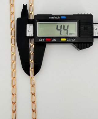Cadena Bilbao de oro de 18k, 20.38 g, 50.5 cm.