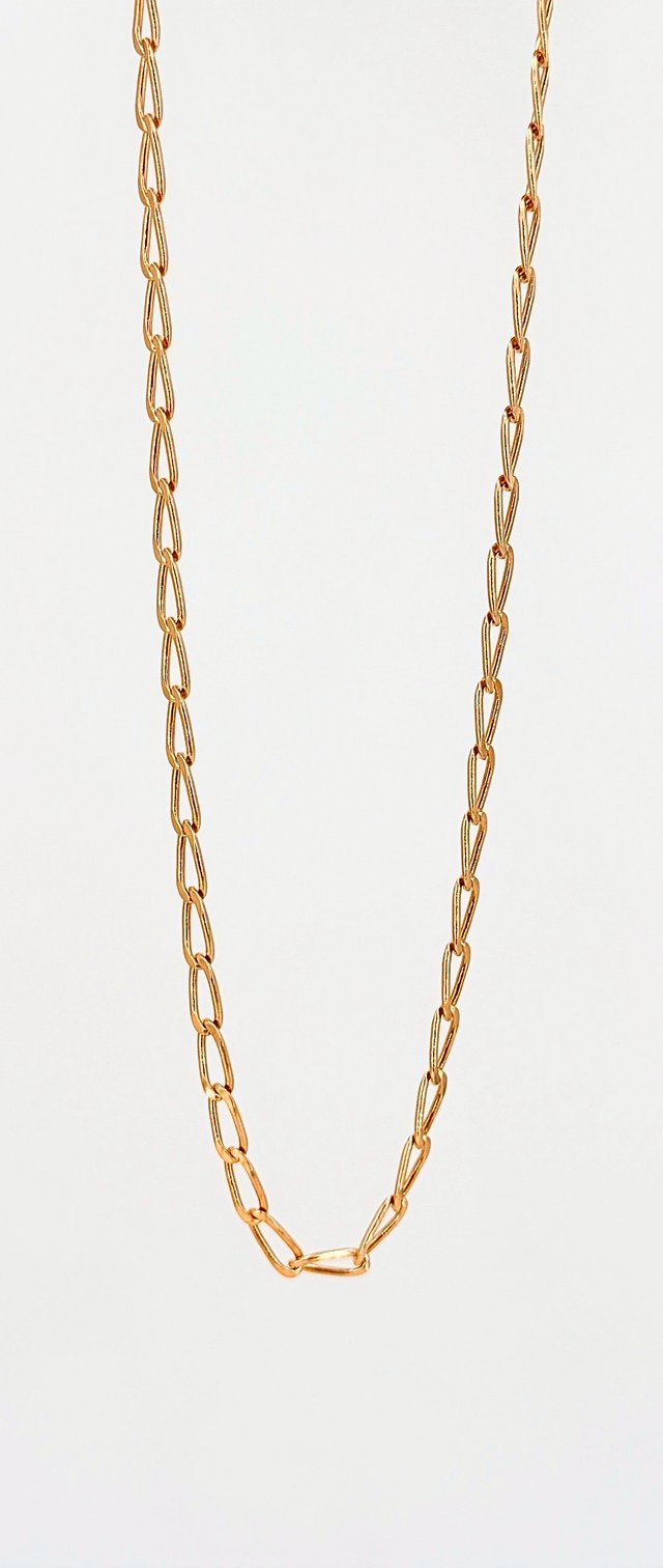Cadena Bilbao de oro de 18k, 20.38 g, 50.5 cm.