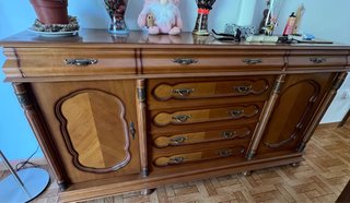 Mueble antiguo madera y metal