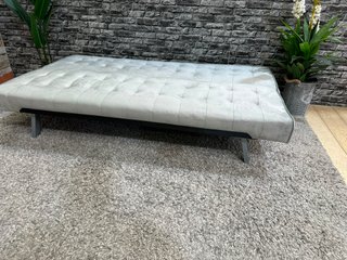 Sofá Cama Gris Plegable