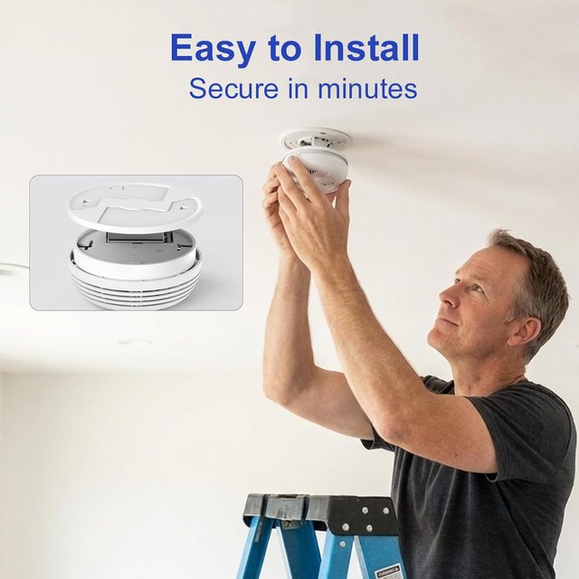 Detector Humo WiFi Alarma Incendio