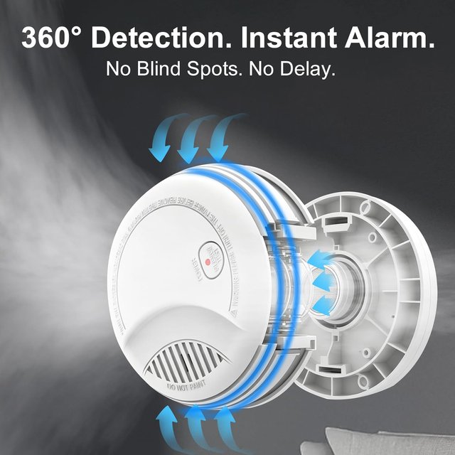 Detector Humo WiFi Alarma Incendio