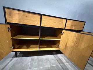 Mueble de salón/oficina madera y metal