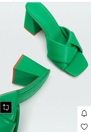 Zapatos Verano Stradivarius Verdes Mujer