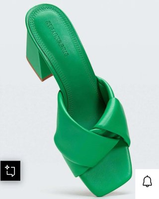 Zapatos Verano Stradivarius Verdes Mujer