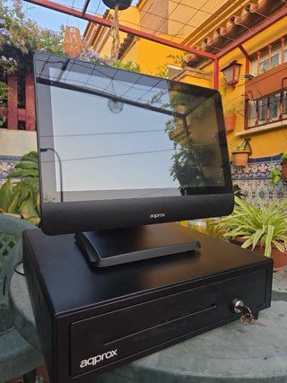 TPV Aqprox con cajón e impresora