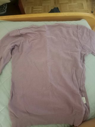 Jersey de invierno cuello alto trenzado