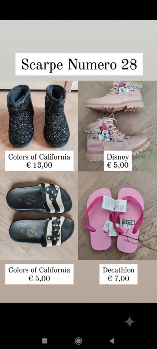 Scarpe bambina 28