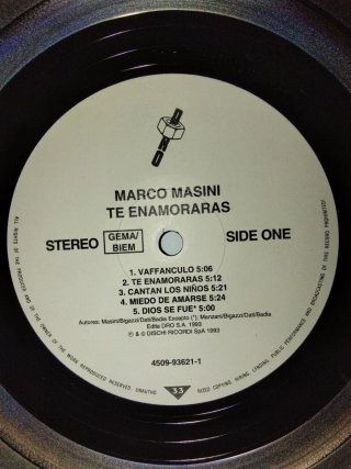 Vinilo LP Marco Masini - Te Enamoraras
