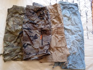 4 Bermudas Hombre Talla XXL