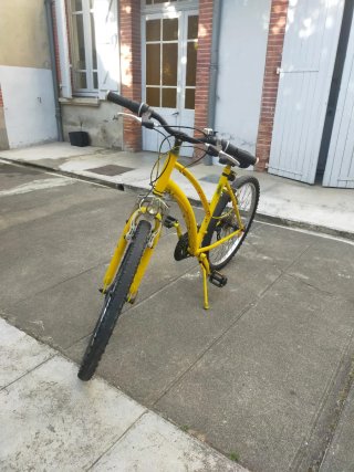 Bicicleta VTT 26 Talla M Amarilla