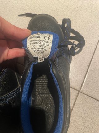Botas de seguridad negras mujer