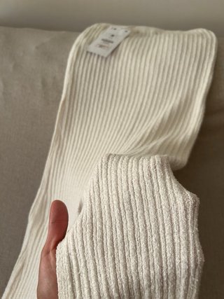 Falda Bershka blanca talla S
