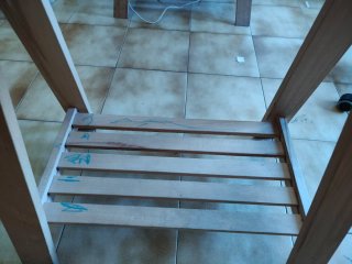 Mesa escritorio cristal IKEA