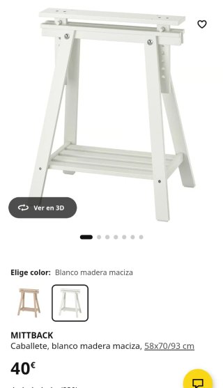Mesa escritorio cristal IKEA
