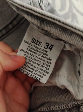 SECRET DENIM Pantalones Vaqueros Grises