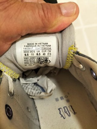 Converse All Star Gialle Tg 43