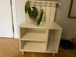 Mesita auxiliar blanca Ikea