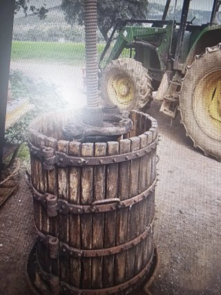Máquina antigua de recolección